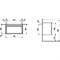 Тумба под раковину Laufen Space 4.1018.2.160.100.1 73,5 белый матовый, ручки алюминий 4.1018.2.160.100.1