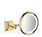 Зеркало для бритья косметическое, с LED подсветкой Hansgrohe AddStoris 41790990 полированное золото - фото 501227