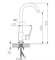 Смеситель для кухни ESKO Murano (MR 519) MR 519