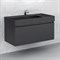 Тумба RAVAL Facet 100 подвесная Антрацит(Fac.01.100/P/A/RL) Fac.01.100/P/A/RL