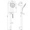 Душевой гарнитур Rossinka, штанга 68,6 см, хром, AC-26, 3 режима струи AC-26