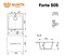 Мойка кухонная ULGRAN Quartz Forte 505-03, десерт Forte 505-03