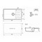 Мойка кухонная ULGRAN Quartz Prima 860-07, уголь Prima 860-07