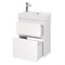 Тумба под раковину Dreja Slim 55 99.0400 подвесная, Белая 99.0400