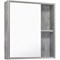 Зеркальный шкаф Runo серый бетон Эко 60 (00-00001186) - фото 509706