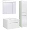 Тумба под раковину Runo подвесная 3 двери (под умывальник Omega 75) Парма 75 (00-00001039) run_00-00001039
