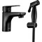 Смеситель для раковины Swedbe Mars 1760B с гигиеническим душем Черный матовый sw_1760B