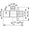 Запорный вентиль Alcaplast ARV002 угловой Хром ARV002