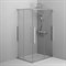 Душевой уголок AM.PM Func 120x90 W84G-403-12090-MТ профиль, Хром матовый стекло прозрачное W84G-403-12090-MТ