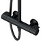 Душевая система AM.PM X-Joy F0785A422 с термостатом, Черная матовая F0785A422