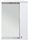 CRETE 60 Белый глянец Зеркало со шкафчиком - фото 536581