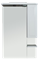 Зеркало RUSH со шкафчиком и полкой FIJI 75 Белый глянец (FIM18075W) - фото 536596
