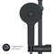 Душевая система AM.PM Inspire V2.0 F0750A422 с термостатом, Черная матовая F0750A422