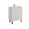 Тумба под раковину Lemark Veon 70 см, подвесная/напольная, цвет белый глянец, LM01V70T LM01V70T