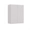Шкаф Lemark VEON 60 см подвесной, 2-х дверный, цвет корпуса, фасада: Белый глянец (LM01V60SH) - фото 540235