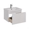 Тумба под раковину Lemark Veon Mini 60 см, подвесная, цвет белый глянец, LM02VM60T LM02VM60T