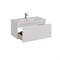 Тумба под раковину Lemark Veon Mini 90 см, подвесная, цвет белый глянец, LM02VM90T LM02VM90T