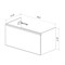 Тумба под раковину Lemark Veon Mini 90 см, подвесная, цвет белый глянец, LM02VM90T LM02VM90T