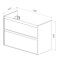 Тумба под раковину Lemark Combi 100 см, подвесная/напольная, цвет белый глянец, LM03C100T LM03C100T
