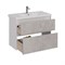 Тумба под раковину Lemark Combi 100 см, подвесная/напольная, корпус белый глянец, фасад бетон матовый, LM03C100T-Beton LM03C100T-Beton