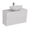 Тумба под раковину Lemark Miano 100 см, подвесная, цвет белый глянец, LM06M100T LM06M100T