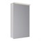 Шкаф зеркальный Lemark ZENON 45х80 см 1 дверный, петли слева, с козырьком-подсветкой, с розеткой, цвет корпуса: Белый глянец (LM45ZS-Z) - фото 540853