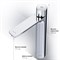 F85A92500 X-Joy TouchReel смеситель д/умывальника, высокий, хром, шт. F85A92500