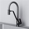 F8007825 Like, смеситель для кухни с каналом для питьевой воды и гибким изливом, черн., серый излив F8007825