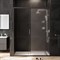W90G-150-1-195BM Gem Solo Дверь душевая 150х195, стекло матовое, профиль черный матовый W90G-150-1-195BM