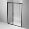 W90G-150-1-195BM Gem Solo Дверь душевая 150х195, стекло матовое, профиль черный матовый W90G-150-1-195BM