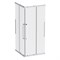 W84G-403-9090-MT Душевое ограждение Func Square Slide 90х90, мат хром, прозрачное W84G-403-9090-MT