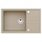 Мойка кухонная Alveus Granital Intermezzo 130 Beige-G55 780х480х200 с сифоном, бежевая 1117048 - фото 547069