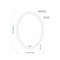 Зеркало с подсветкой в ванную настенное Cersanit LED 040 design 57 x 77 см 63544 KN-LU-LED040*57-d-Os