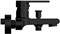 Смеситель для ванны Cersanit Brasko Black 63108, Черный матовый 63108