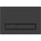 Клавиша смыва Cersanit Blick 64115, Черная матовая 64115