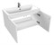 Тумба под раковину Cersanit Colour 80см, цвет белый 64259