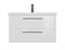 Тумба под раковину подвесная LARA 80 для COMO 80 белый 64137
