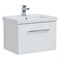 Тумба под раковину Dreja Big Inn 65 77.0201W подвесная, Белый глянец 77.0201W