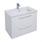 Тумба под раковину Dreja Gio 80 77.0103W подвесная, Белый глянец 77.0103W