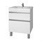Тумба под раковину Dreja Grace Plus 60 99.0904, белый глянец 99.0904