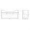 Тумба под раковину Dreja Laguna 105 99.0104 подвесная, белый глянец 99.0104