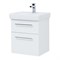 Тумба под раковину Dreja Q Max 60 77.0003W подвесная, Белый глянец 77.0003W