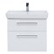 Тумба под раковину Dreja Q Max 60 77.0003W подвесная, Белый глянец 77.0003W