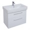 Тумба под раковину Dreja Q Max 80 77.0007W подвесная, Белый глянец 77.0007W