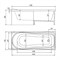 Акриловая ванна Alex Baitler Saima 170х70 без гидромассажа SAIMA 170*70