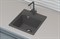 Мойка кухонная Point Мисти 60, PN3011GR, цвет графит PN3011GR