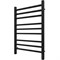 Электрический полотенцесушитель Point Вега PN71858B П9 500x790 диммер справа Черный матовый PN71858B