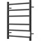 Электрический полотенцесушитель Point Аврора PN10856B П6 500x600 диммер справа Черный PN10856B