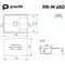 Кухонная мойка Ulgran Practik PR-M 650-004 Черный оникс PR-M 650-004