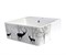 Раковина чаша Bronze de Luxe Black Deer 1060BD, белый 1060BD - фото 568290 Раковина чаша Bronze de Luxe Black Deer 1060BD, белый 1060BD - фото 568290